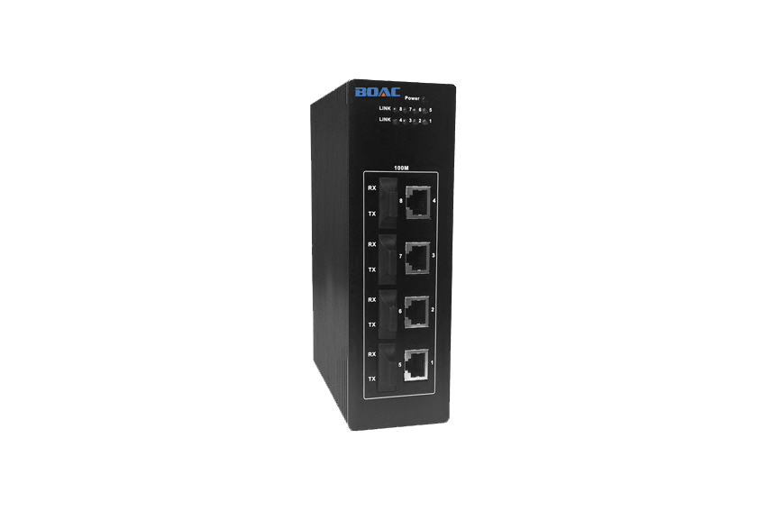 百兆4光4電非管理型交換機